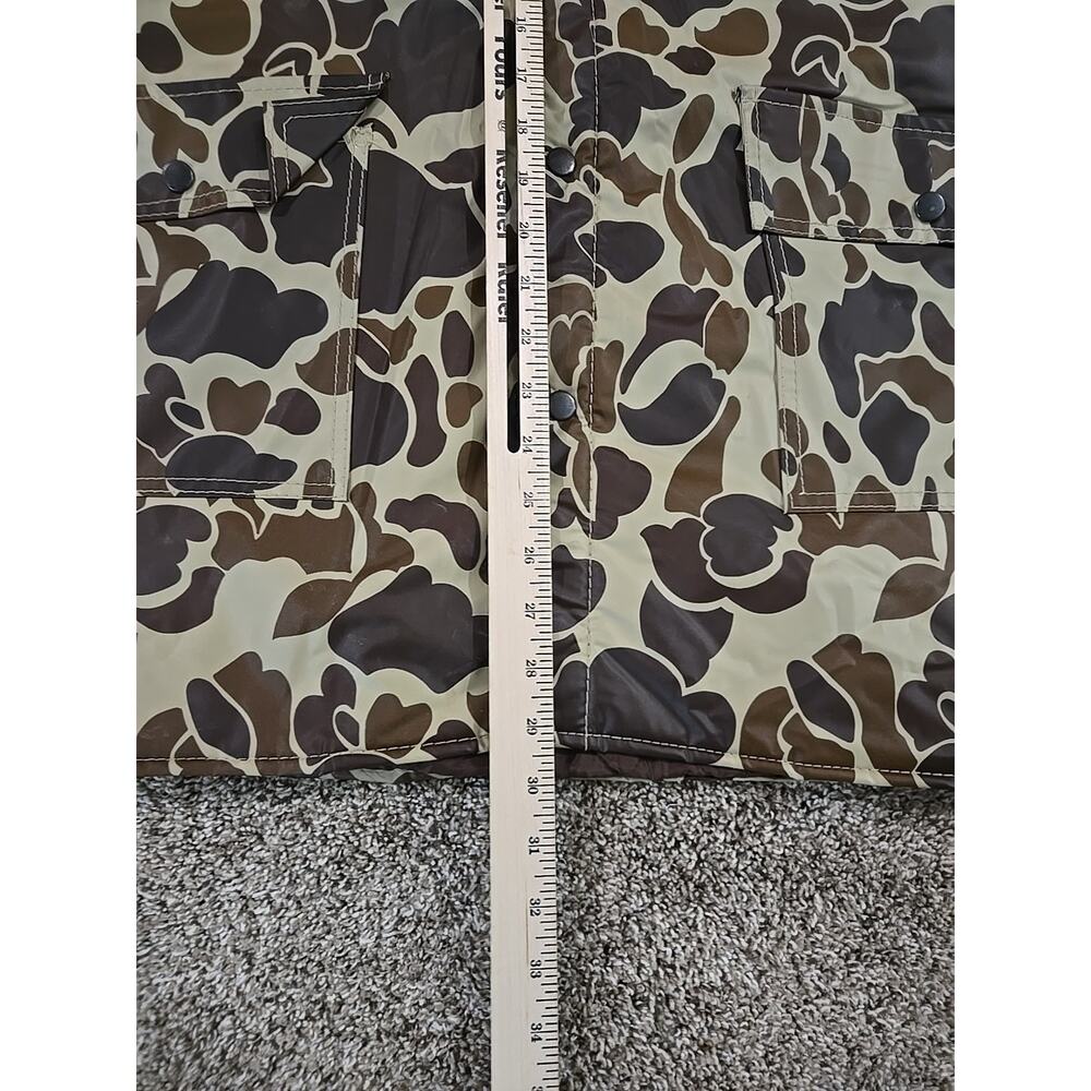 Winchester NOS Vtg 80s Frog Skin Camo Duck Hunting Parka Jacket Mens Sz Large - Picture 9 of 12
